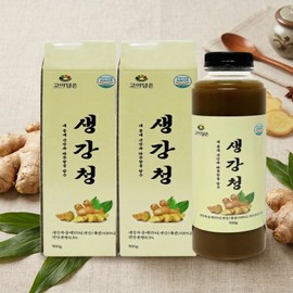 Domestic ginger tea, sugar-free bellflower ginger tea, 2 packs / 국산 생강청 무설탕 도라지 생강차 2개