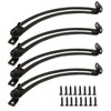 Piutouyar 4 Pack 7 Inch Lid Support Hinge, Black Left