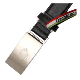 Orobianco ORB-01001 Men's Belt, Made in Japan, Men's Buckle, Buckle Belt, Cowhide Leather, Genuine Leather, Domestic Cowhide Leather, Casual, Business, Gift, Present, [05] Black