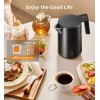 SSYFEI Electric Kettle, Double Wall Stainless Steel Cool Touch Water