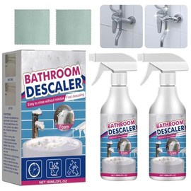 Life Sunny Bathroom Descaler,Bathroom Descaler Foam Cleaner,Stubborn Stains Cleaner