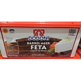 Dodoni Barrel Aged Feta in Brine 7.7lbs (Dried 2kg) Product of Greece