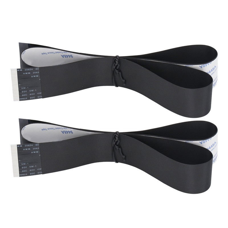 2PCS FPC Cable with Adhesive 30 Pin Flat Cable Flexible