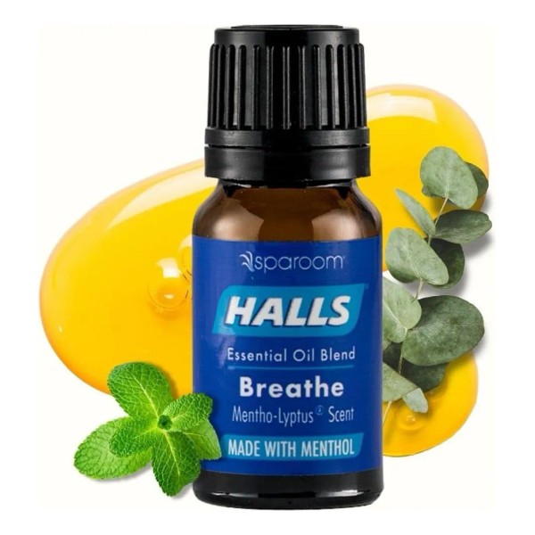 Halls Breathe Essential Oil Blend Mentho-lyptus-menthol Para
