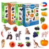 magdum Fridge Magnets For Toddlers 85 SET ZOO+ FARM+ FRUIT+