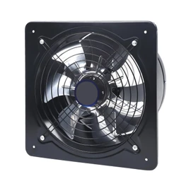 Explosion Proof Fan 12'' Utility Blower Fan, 125W Wall Mounted Air Blower Fan Garage Kitchen Axial Fan, 2800RPM Industrial Ventilation Extractor Fan, Paint Booth Exhaust Fan (12in-125W)