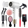 Secadora Cabello Con Difusor Profesional Iones De Aire Frio