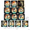 STERN LED ZEPPELIN (LE/PREMIUM) Pinball Machine Target Cushioned Decals+ DROPS