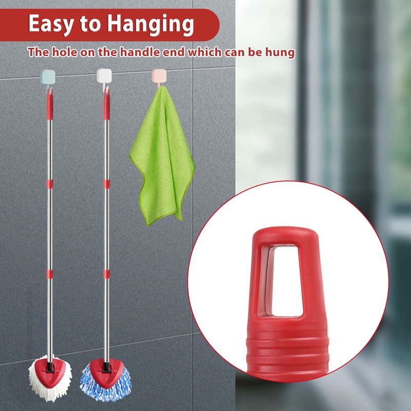 HiBaBy 4-Section Spin Mop Replacement Handle- 2.5-5 Foot Mop Replacement
