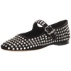 Sam Edelman Michaela Mary Jane Flat Black Suede Gem 7.5