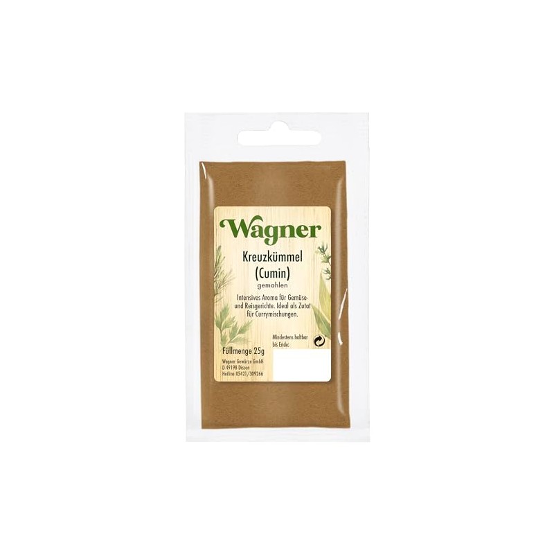 Wagner Gewürze Cumin Ground (1 x 25 g)
