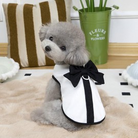 Bornoon Dog Clothes, Dress, Spring, Summer, Autumn, Winter, Lace Skirt, Dog Dress, For Dogs and Cats, Princess-like Style, UV Protection, Cute, Small Dogs, Medium Dogs, For Going Out (T-shirt, M)