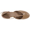 Bloch Women's Splitflex T-Strap Character Shoe, Tan, 7.5