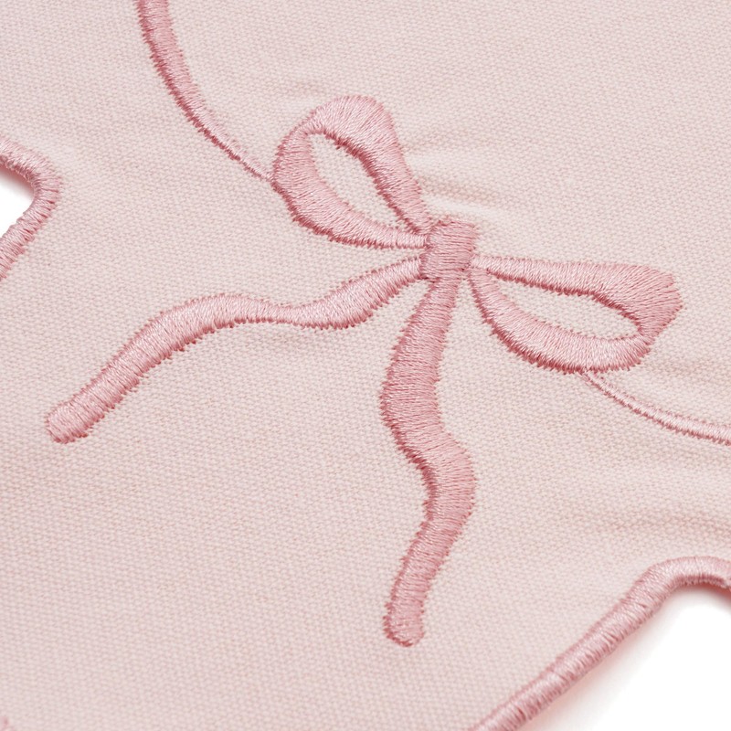 Francfranc Franc Embroidered Ribbon Lunch Mat Pink New Life Gift