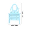 1:12 Scale Dollhouse Toilet Table High Simulation Wooden Miniature Dressing