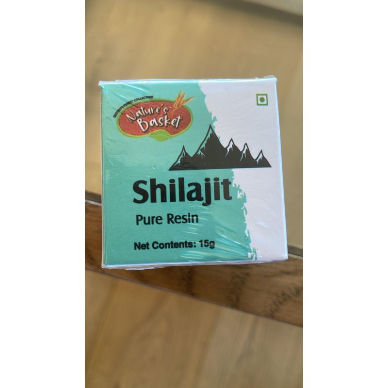 Nature's Basket Shilajit Resin with Measuring Spoon Included - (15
