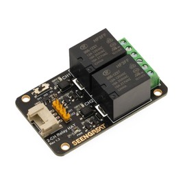 SEENGREAT 2 Channel Relay Module 2 CH Relay Expansion Board for Raspberry Pi Zero/Zero W/Zero WH/2B/3B/3B+/4B STM32 Ardui, Optocoupler Isolation, Sliding Switch for DC3.3V/5V