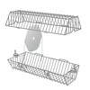 onlyfire 17 inch Stainless Steel Round Tumble Rotisserie Basket Cooking