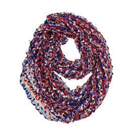 echomerx Confetti Infinity Scarf, Patriotic
