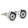Real Working Compass Design Cufflinks Presented in a Cufflink Box