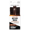 Firstline Wav Enforcer Double-Sided Military Boar Bristle Brush, Brown