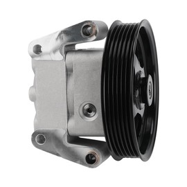 WMPHE Power Steering Pump with Pulley Compatible with Ford Thunderbird Lincoln LS 3.9L V8 2003 2004 2005, Replacement for 21-5353, 6W4Z3A696B