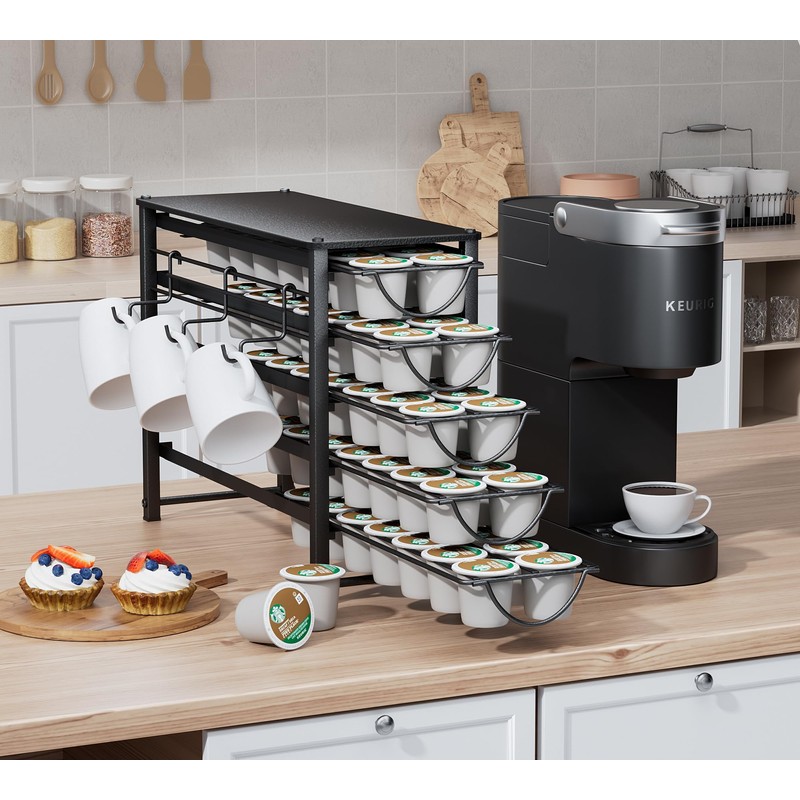 Coffee Vertuo Pod Holder, Capsules Stand Storage Drawer for K