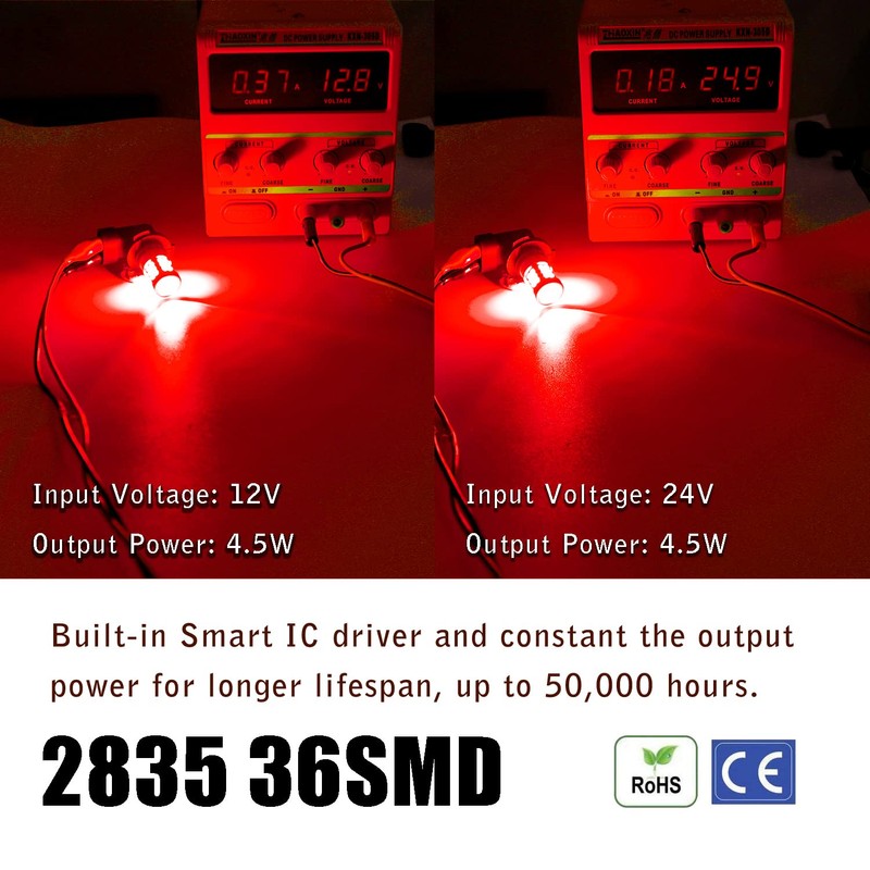 KISLED Super Bright 3000lm H8 H11 LED Fog Lights Bulbs