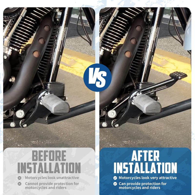 Forward Control Kit Complete Levers Linkage Fit for Harley Street