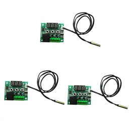 Tofficu 3pcs Programmable Digital Thermostat Smart Temperature Controller for Central Air Conditioning Fan Coil Units Easy to Read LED Display for Energy Efficiency