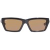 MCM Rectangular Sunglasses MCM696S 003 Black/Cognac Visetos 56mm