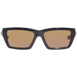 MCM Rectangular Sunglasses MCM696S 003 Black/Cognac Visetos 56mm