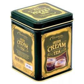 J.C WALSH, DUBLIN, IRELAND IRISH J.C. WALSH  IRISH CREAM TEA TIN OF 50 IRISH CREAM FLAVOR TEA TEA-BAG
