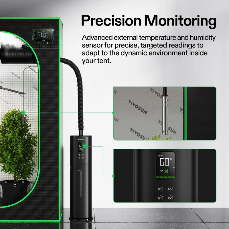 VIVOSUN H09 2.38 Gal /9L Air Environment Plants Humidifier Wi-Fi