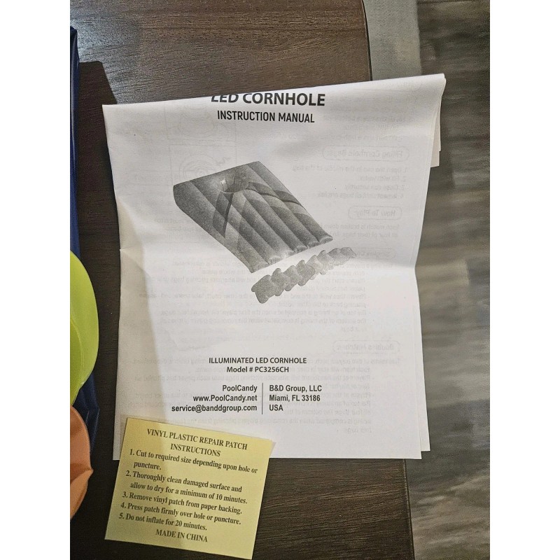 PoolCandy Illuminated Floating Led Cornhole Color Changing Lights for Pool