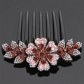 Evening Hair Comb, Rhinestones, Hair Comb, Kimono Dresses, Hair Accessories, Formal, Bride, Hair Ornament, Sparkling and Shine, Barrette, Easy to Assemble Hairline, Recitals, Weddings, Parties, Tiara, Hair Clips, Receptions, After-parties, Hairpins, Styl
