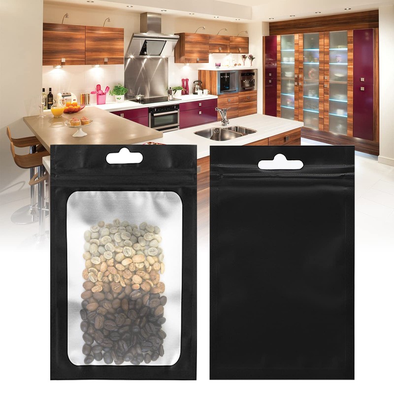 150 Packs Mylar Zip Lock Bags, Aluminum Foil Bags, Durable