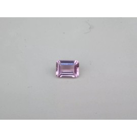 pinnaclediamonds Pink Topaz Loose Emerald Natural Gem 8x6mm