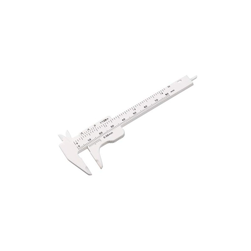 uxcell Vernier Caliper 80mm 3 Inch Metric Mini Double Scale