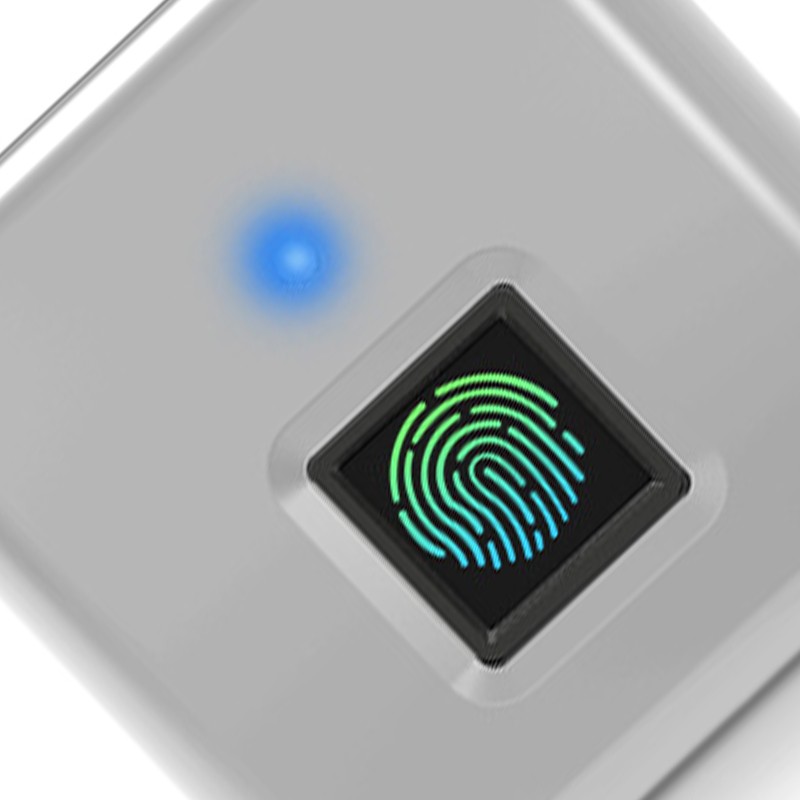 Fingerprint Padlock 0.5s Quick Unlocking 2000N Tension Strength Smart Padlock
