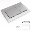 Dual-Flush Actuator Plate Toilet Flush Actuator Plate with Dual ButtonsIn