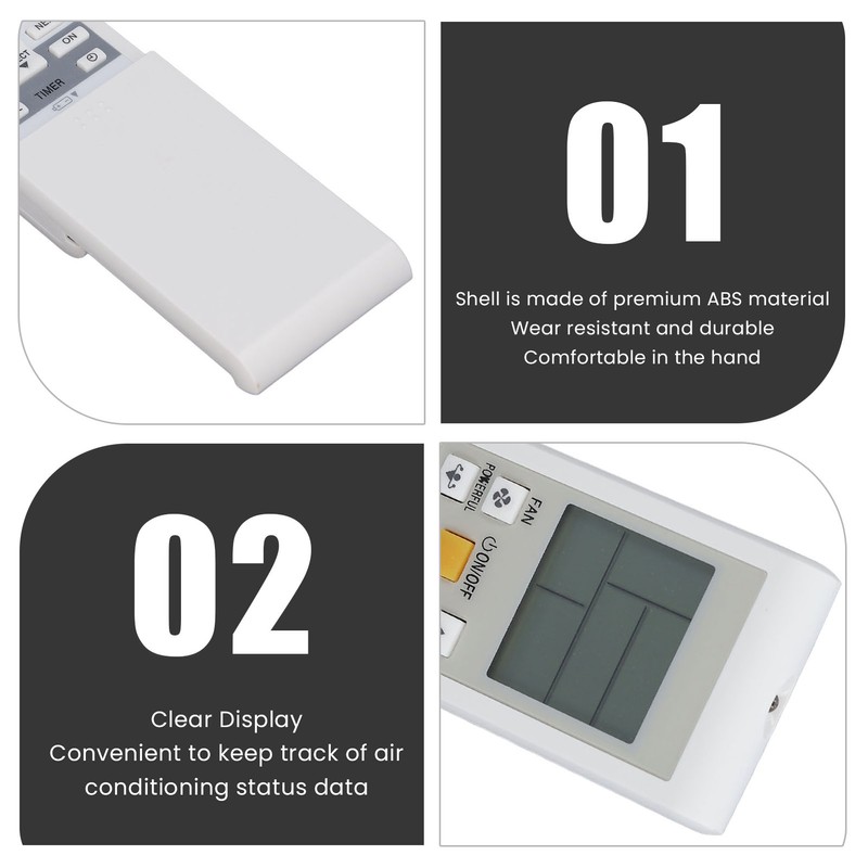 ARC452A4 Air Conditioner Remote Replacement AC Remote Control for Daikin
