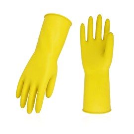 Vgo... 1 Pair Reusable Gloves for Kitchen Work, Household Cleaning and Dishwashing, Long Sleeve, Multifunctional (HH4601)