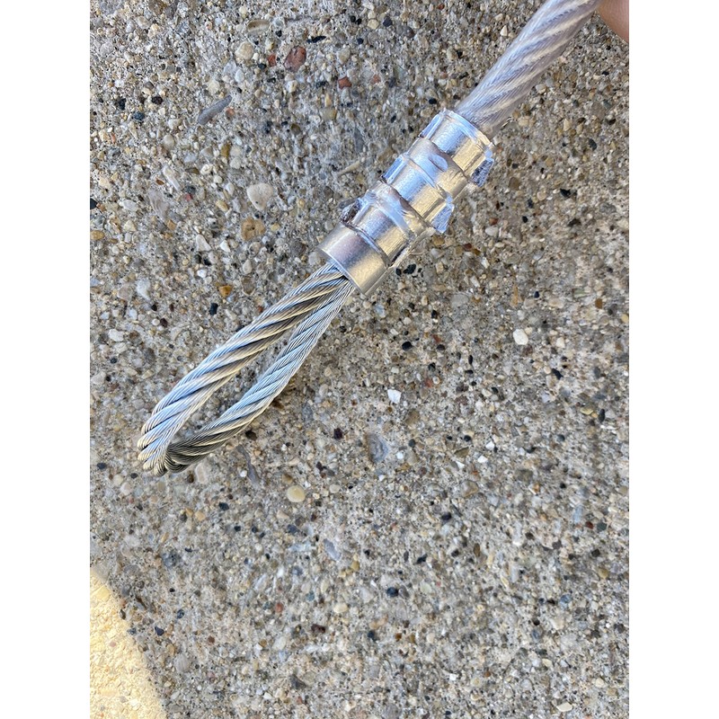18-IN Swaging Tool, Securing Ferrules and Stops on 1/16 in,