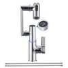 CHOMLEY Bathroom Sink Faucet, Single Hole Rotatable Facuets with Temperature
