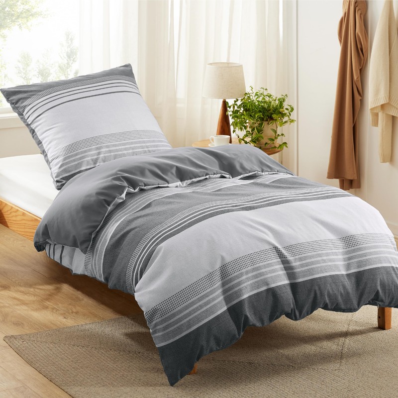 Bedsure Bed Linen 135 x 200 cm 2-Piece Duvet Cover