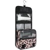 senya Hanging Travel Toiletry Bag Leopard Kit Makeup Case Cosmetics
