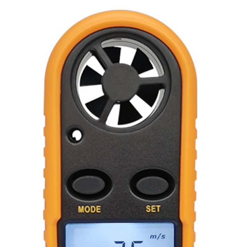 Digital Anemometer Backlit Quick Response Mini Portable Wind Speed Meter