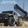 ZOXOQ Car Rain Gutter fit for Jeep Wrangler JK JL