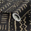 Segou Mudcloth-inspired Wallpaper, Bedding, and Art - Size: Standard roll